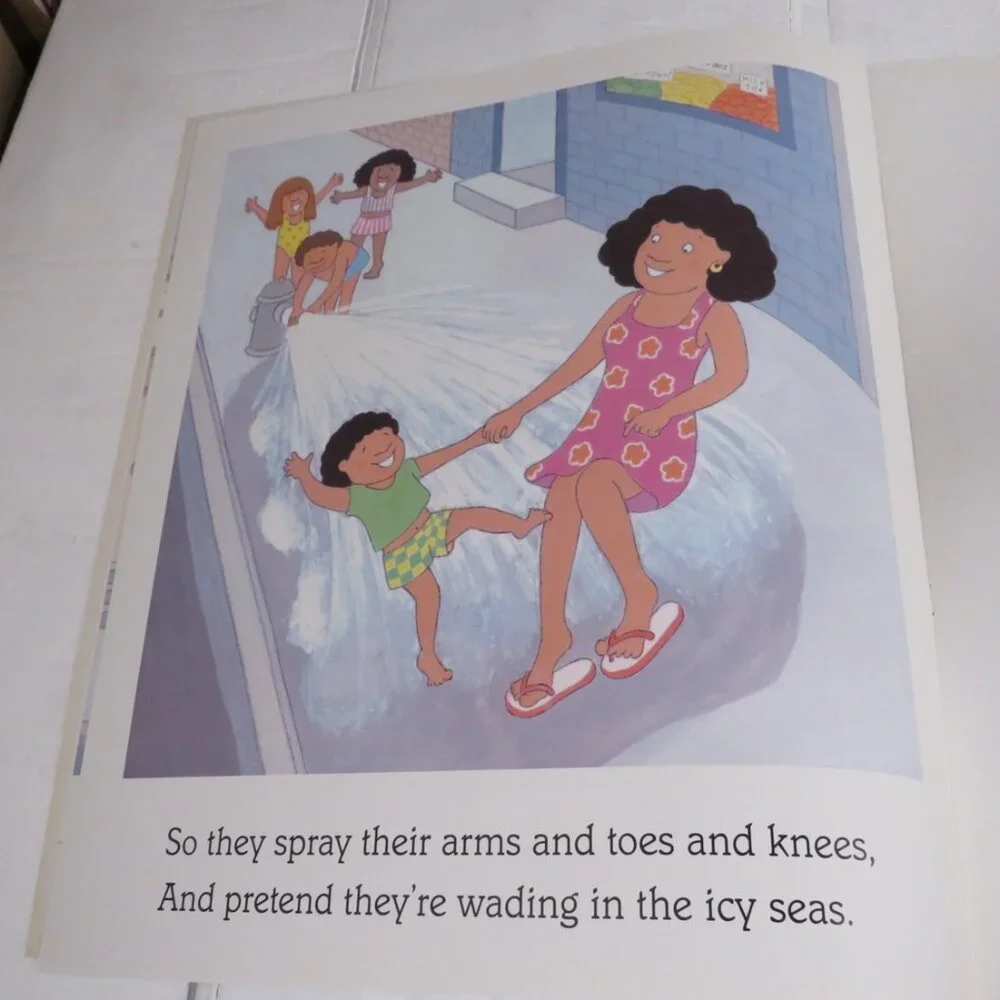 On a Hot, Hot Day BIG BOOK (almost 2 feet tall) by Nicki Weiss Classroom